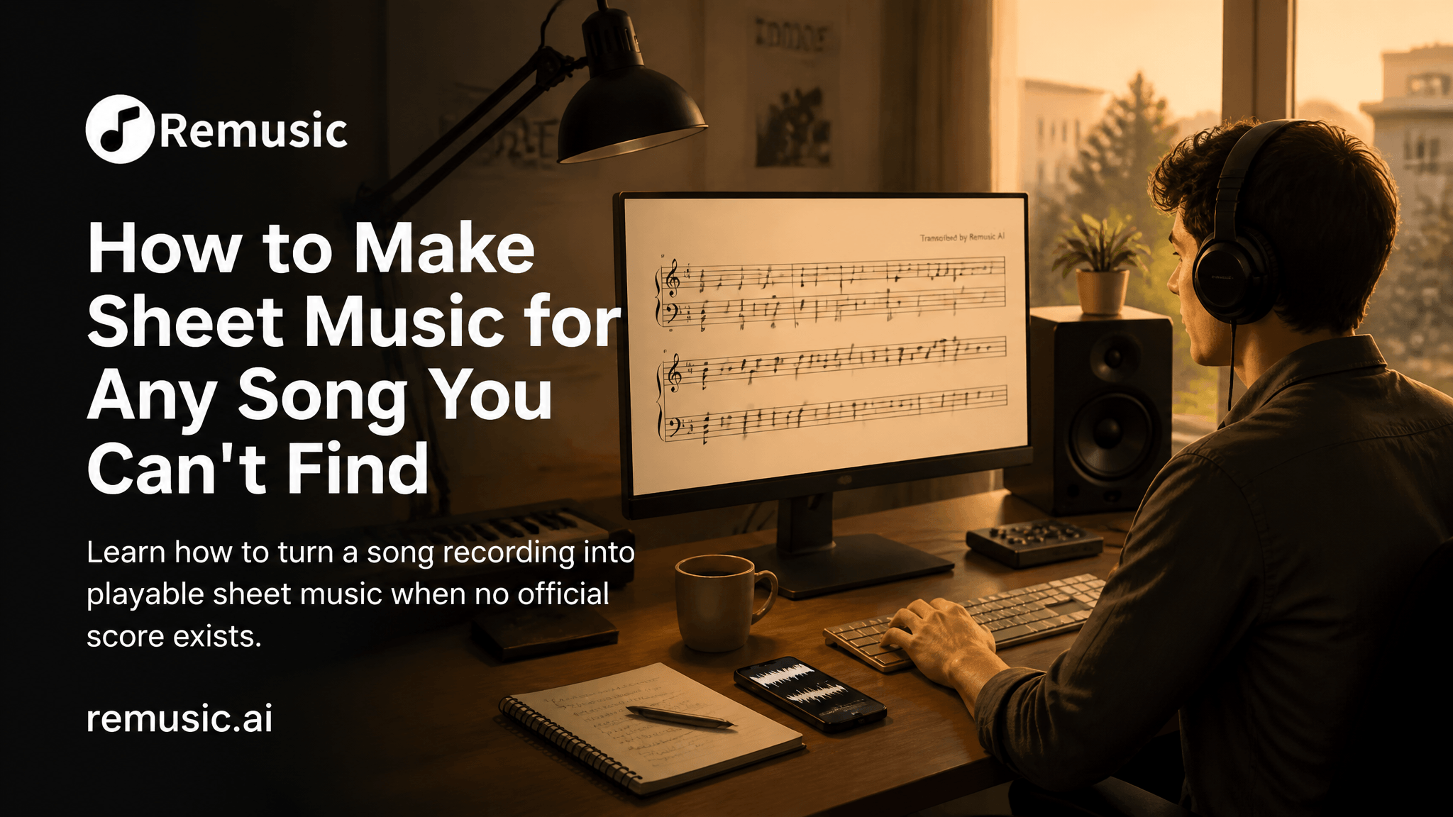 How to Make Sheet Music for Any Song You Can't Find