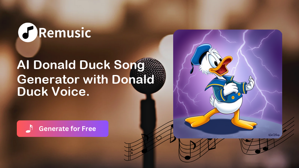 AI Donald Duck Voice-Remusic