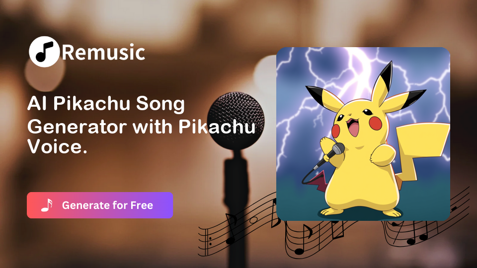 AI Pikachu Voice-Remusic