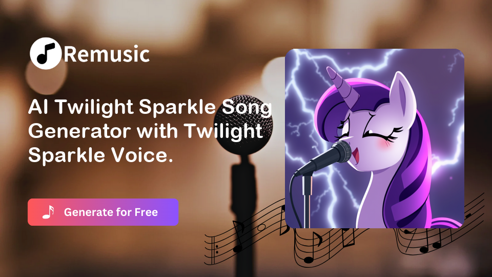 AI Twilight Sparkle Voice-Remusic