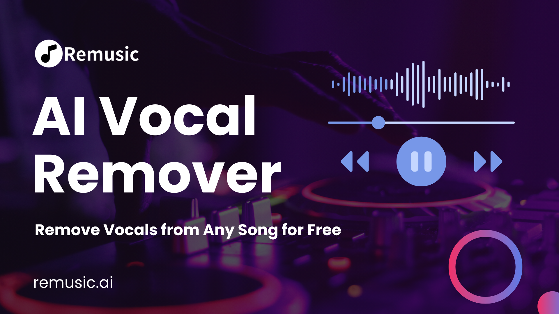 AI Vocal Remover - Remusic