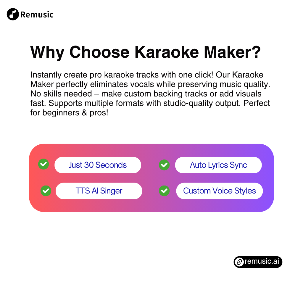 Why Choose Karaoke Maker?