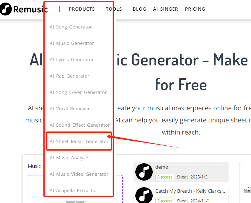 Generate-customized-Happy-Birthday- sheet-music-Select