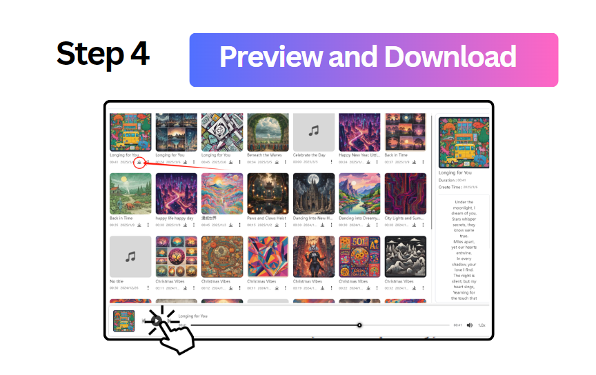 Step 4 to make ai jazz