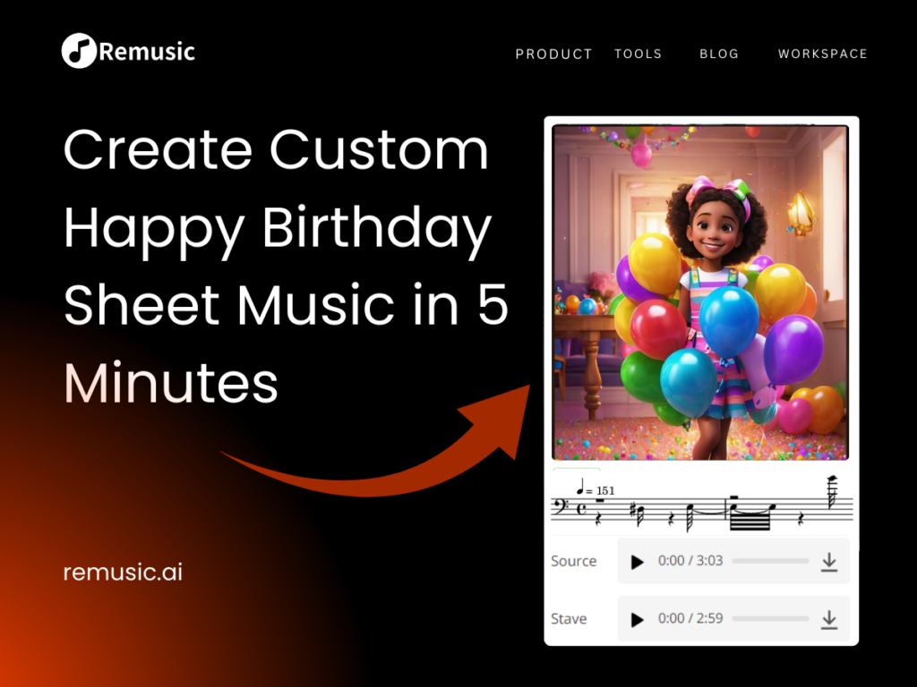Create Custom Happy Birthday Sheet Music in 5 Minutes