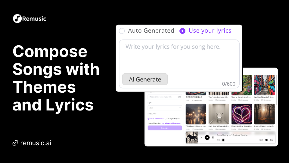 AI Music Generator-Compose Songs with Themes and Lyrics