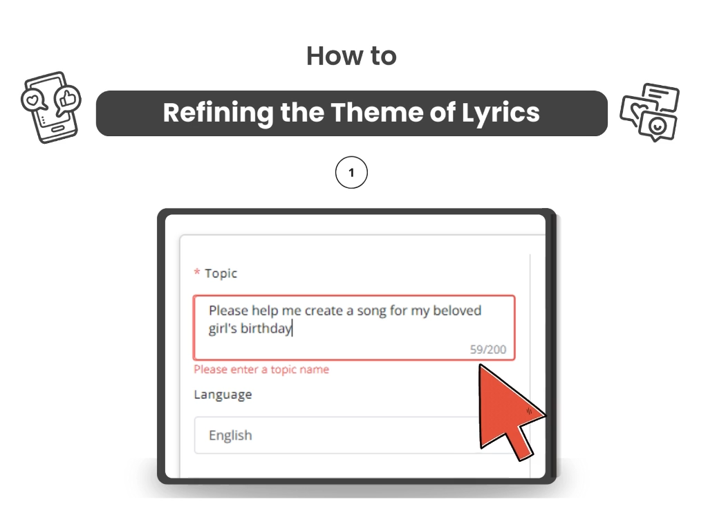 Step 1: Refining the Theme of Lyrics